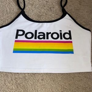 Polaroid crop top